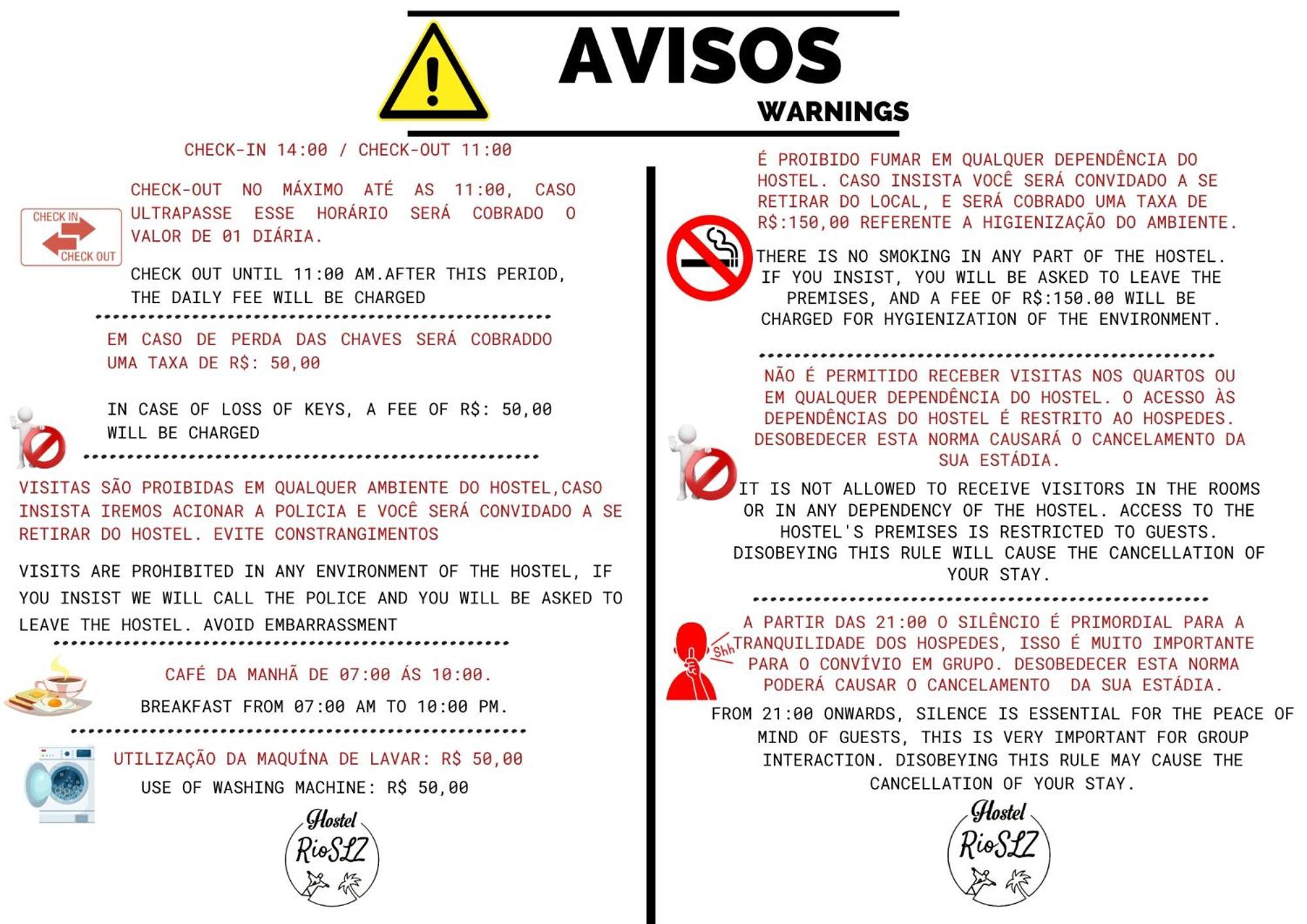 Rioslz Hostel São Luís Eksteriør bilde